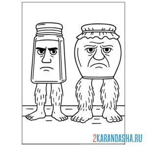 Раскраска гарамараман и мадудунгдунг так тунтунг перкутунг