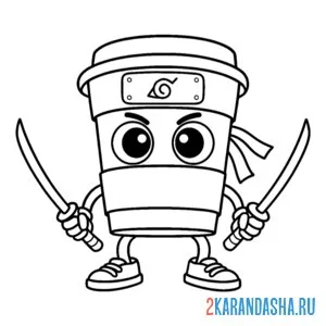 Раскраска капучино ассассино