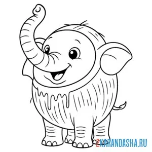 Раскраска кокофанто элефанто