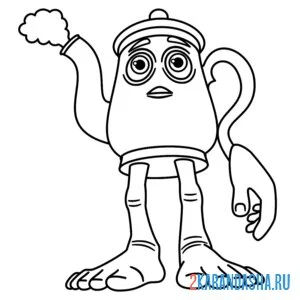 Раскраска та-та-та сахур