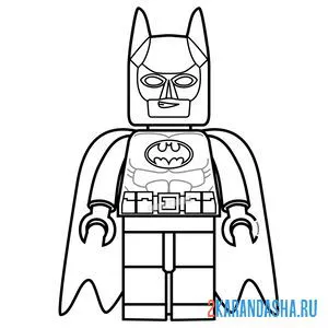 Раскраска бэтмен batman