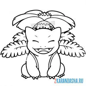 Раскраска ивизавр смеется
