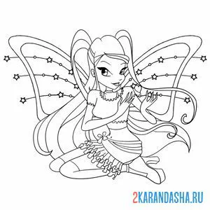 Раскраска стелла беливикс