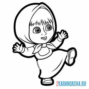 Раскраска танцует