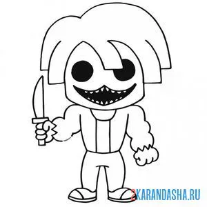 Раскраска бекон