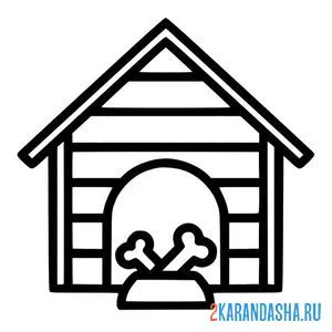 домик собачки, будка