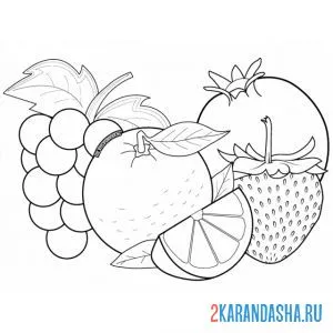 фрукты на столе