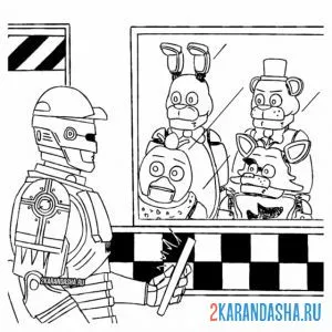Раскраска робокоп