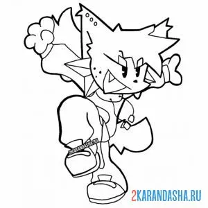 Раскраска friday night funkin игра