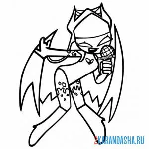 Раскраска баттл friday night funkin