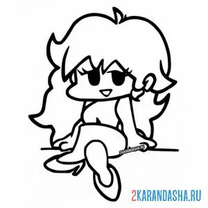 Раскраска герлфренд фрайдей найт фанкик