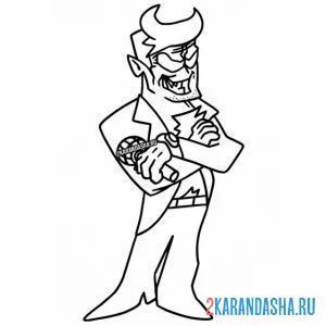 Раскраска дорогой папочка friday night funkin