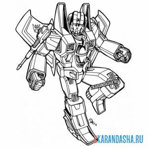 Раскраска трансформеры новая часть