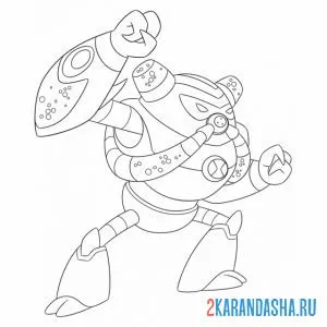 Раскраска водохлест бен 10
