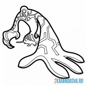 Раскраска плазма бен тен (ben 10)