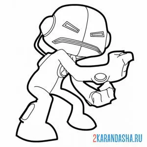 Раскраска эхо-эхо бен 10
