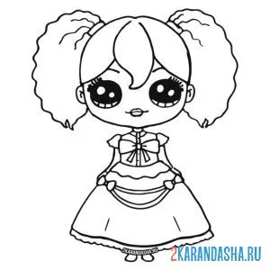 Раскраска стелла грейбер из поппи плейтайм