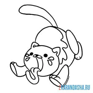 Раскраска кэнди кэт поппи плейтайм