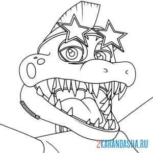 Раскраска глэмрок монти
