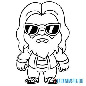 Раскраска тор на пенсии