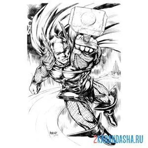 Раскраска тор красивый рисунок