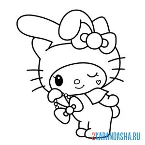 Раскраска милая май мелоди