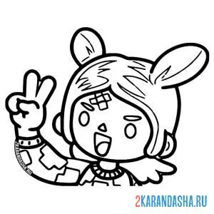 Раскраска йоу тока бока