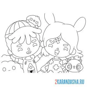 Раскраска тока бока новая игра