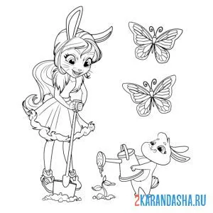 Раскраска бри кроля и твист