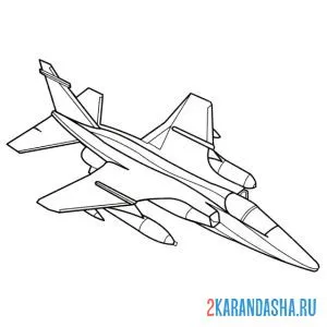 Раскраска sepecat jaguar (сепекат «ягуар») истребитель-бомбардировщик разработки великобритании и франции