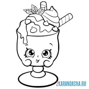 Раскраска шопкинс чарли