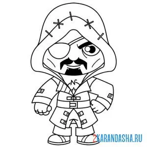 Раскраска флибустьер