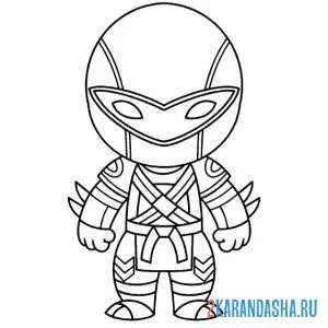 Раскраска фортнайт гибрид
