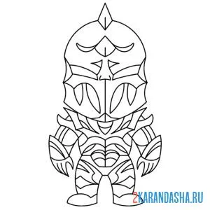 Раскраска горн