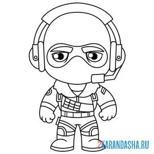 Раскраска раптор