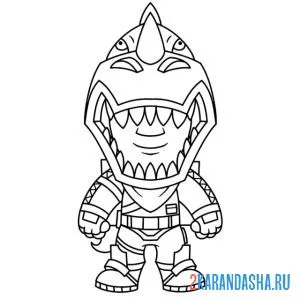 Раскраска рекс