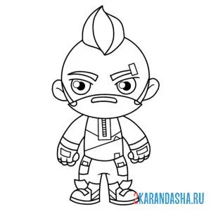 Раскраска ронин
