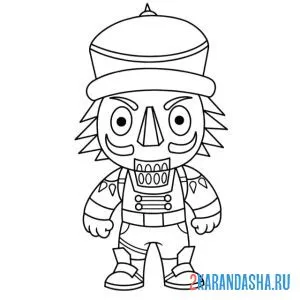 Раскраска щелкунчик