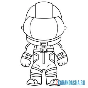 Раскраска темный странник фортнайт
