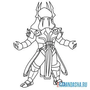 Раскраска владыка льда
