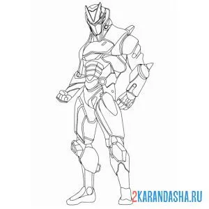 Раскраска омега