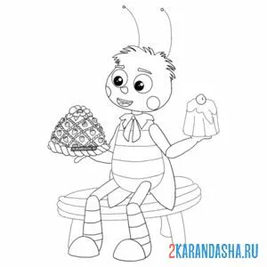 Раскраска пчеленок