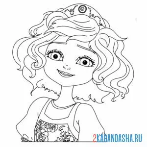 Раскраска царевна варвара