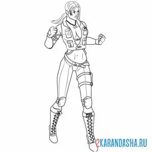 Раскраска соня блейд