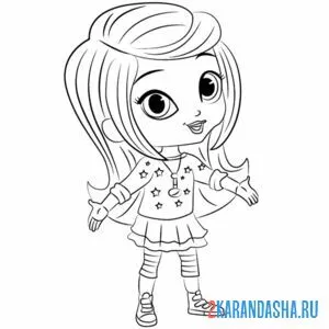 Раскраска лия