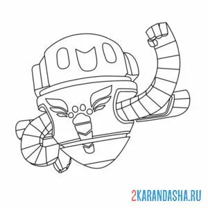 Раскраска робетта