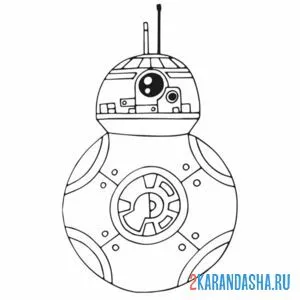 Раскраска bb-8