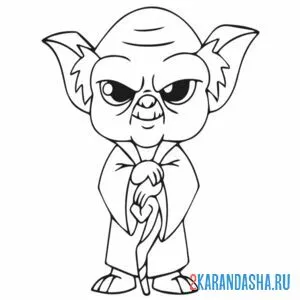Раскраска йода