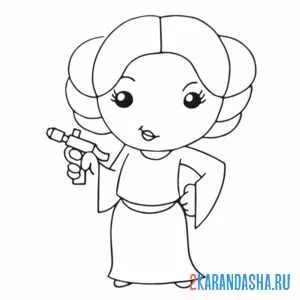 Раскраска лея