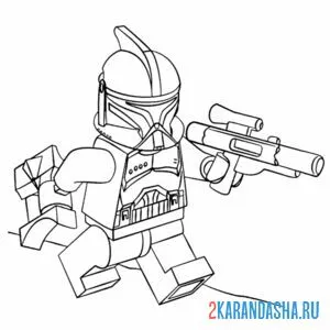Раскраска лего зездные войны